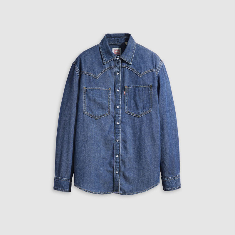 SHIRT LONG SLEEVE - BLUE