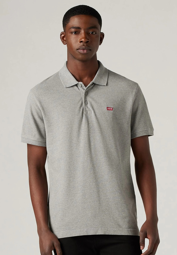 POLO - MID TONE GREY HEATHER