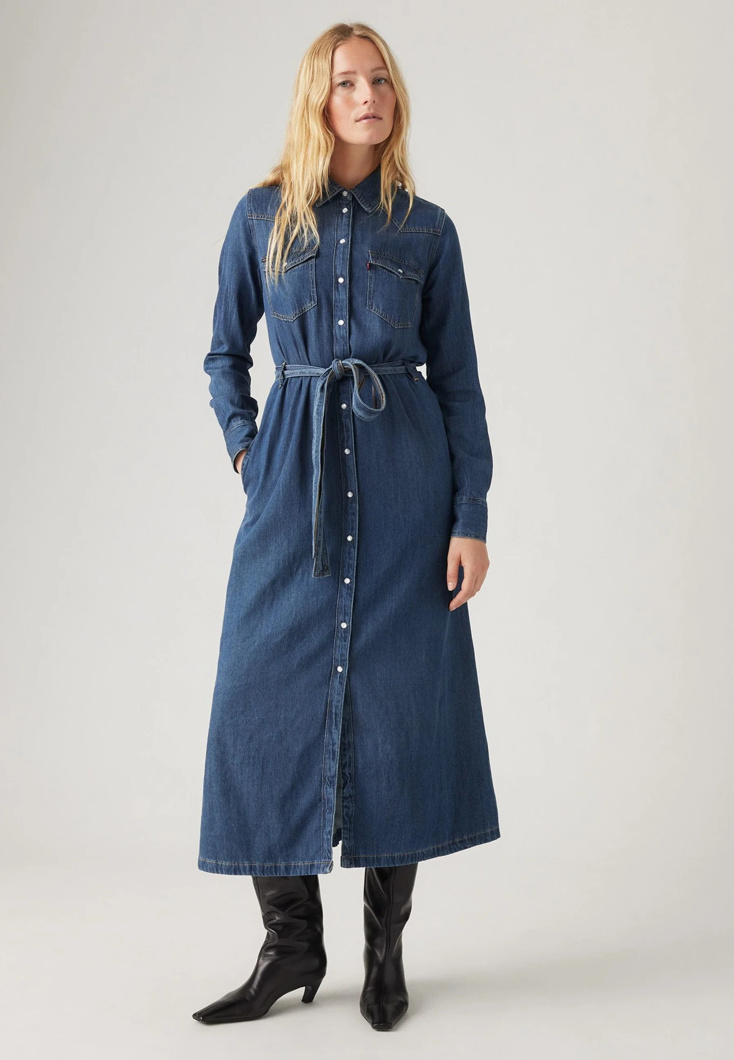 JEANS DRESS - GOLD DUST WEST