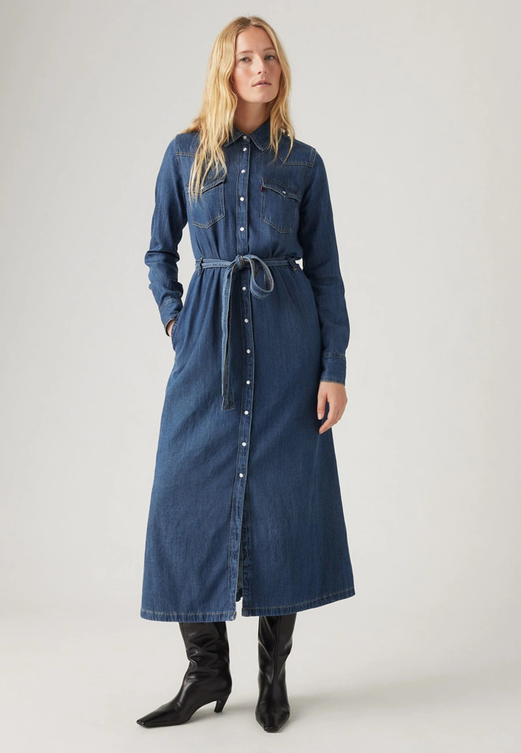 JEANS DRESS - GOLD DUST WEST