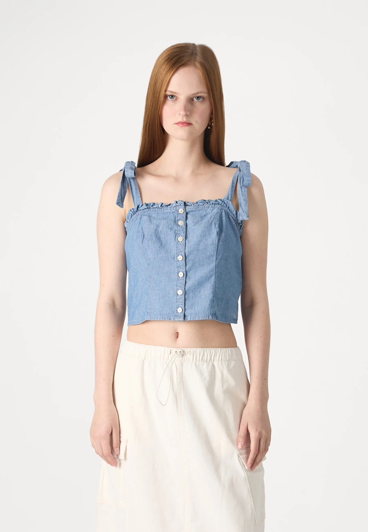 BLOUSE - BRIGHT MID STONE