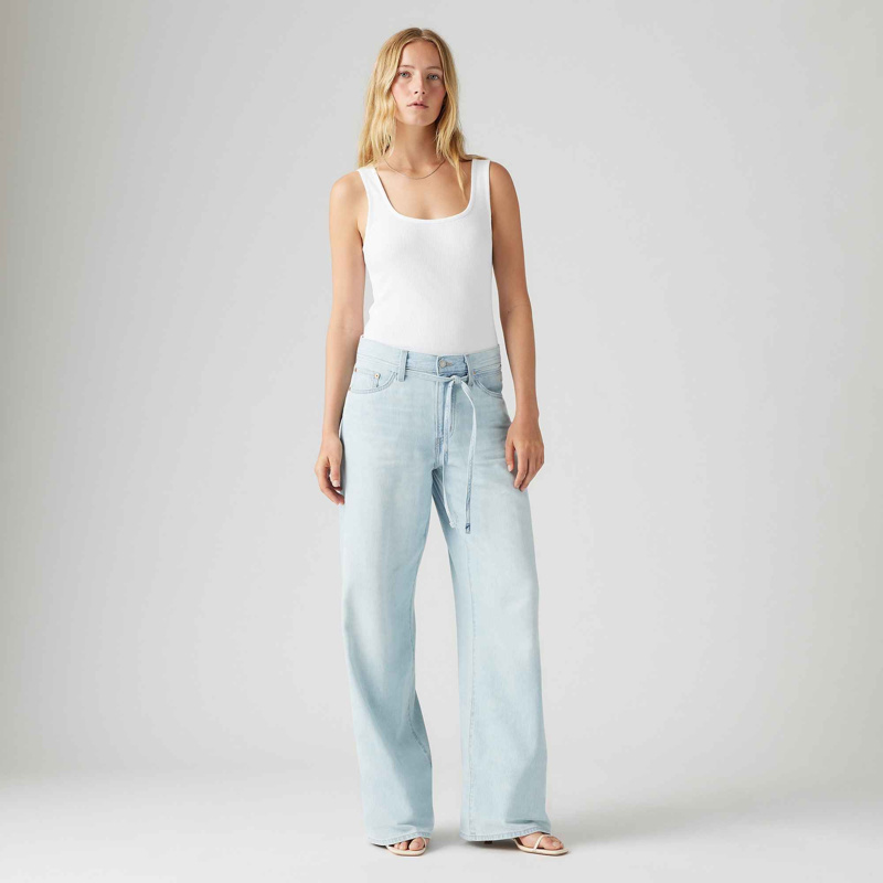 JEANS - LIGHT INDIGO - WORN IN