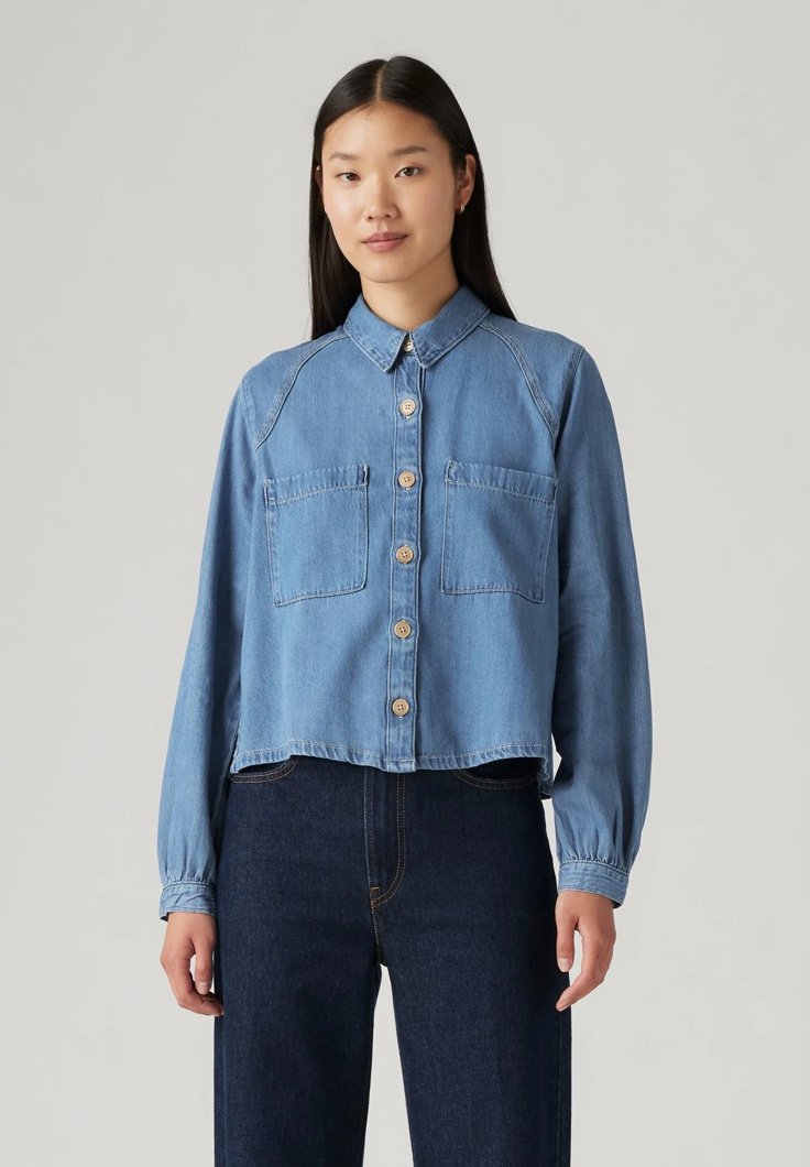 SHIRT LONG SLEEVE - BRIGHT MID STONE