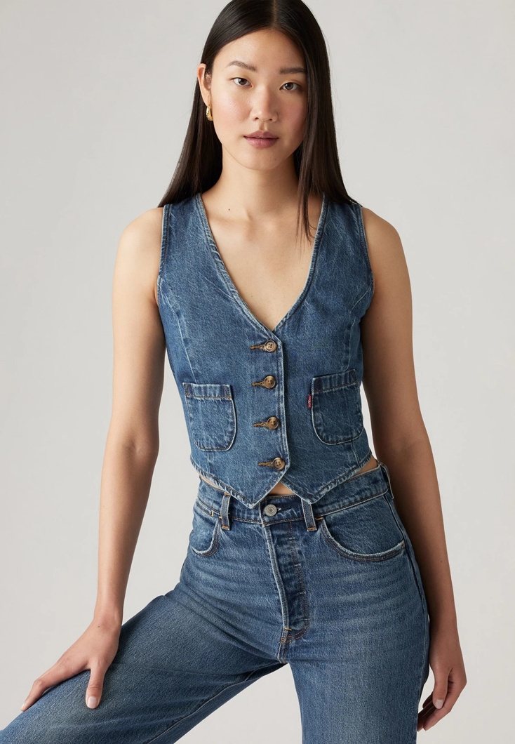 JEANS VEST - BIG YIKES