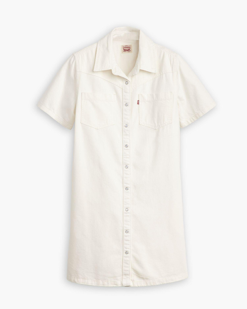 JEANS DRESS - ICY ECRU 4