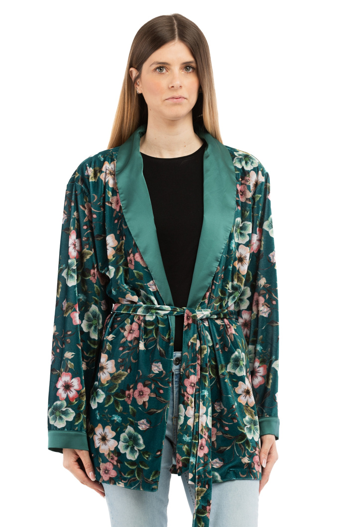 CARDIGAN - GREEN HARMONY FLOWER