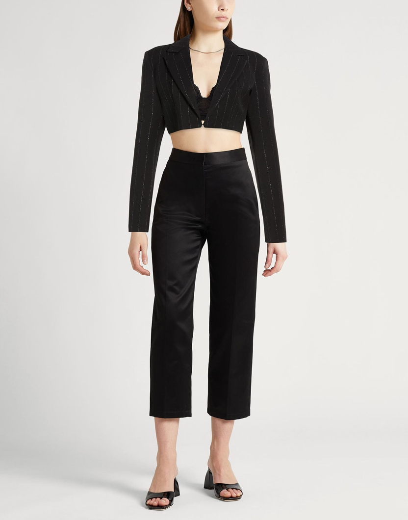 BLAZER - NERO/GLITTER ARGENTO