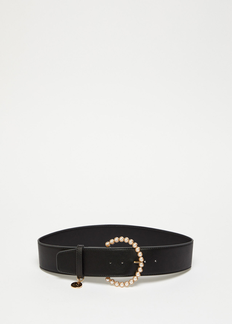 BELT - BLACK/PEARL