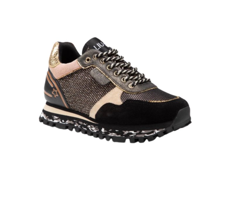 SNEAKERS - BLACK/GOLD