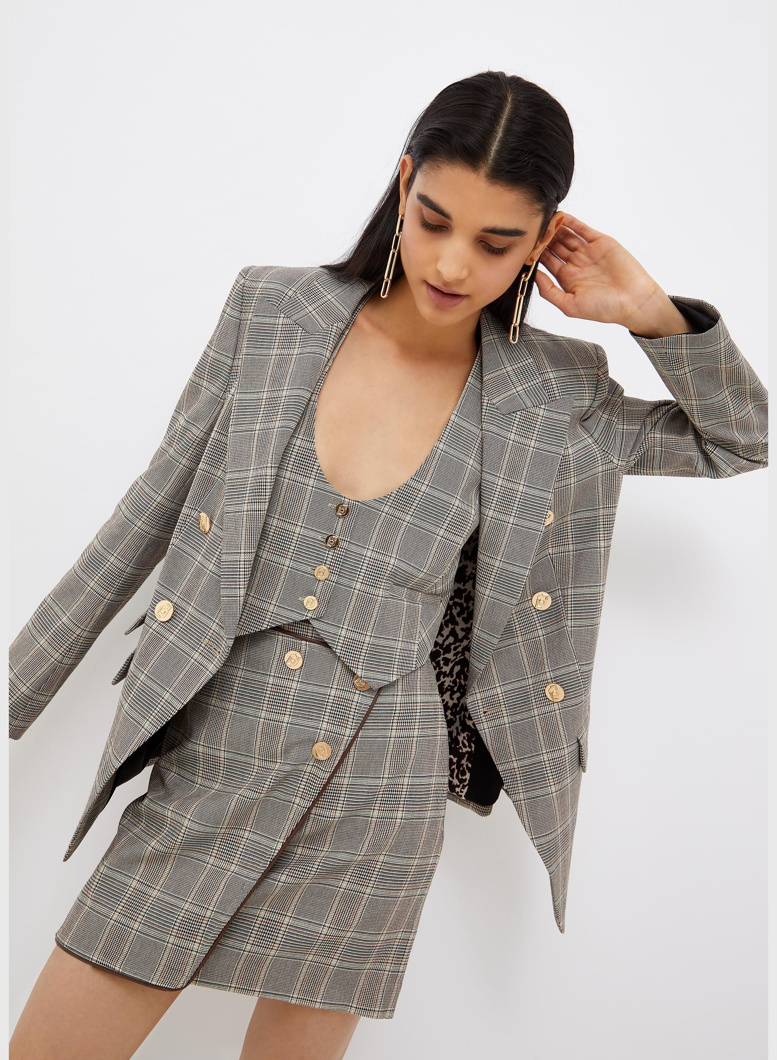 JACKET - A-CAMEL CHECK