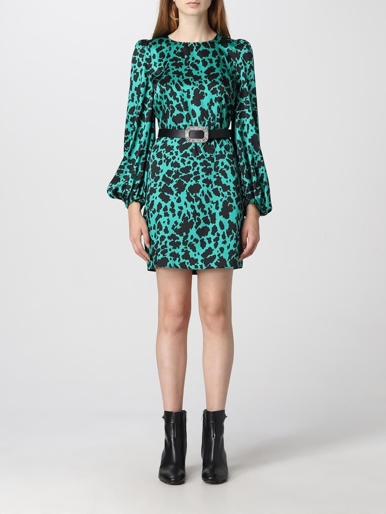 DRESS - EMERALD FLECK