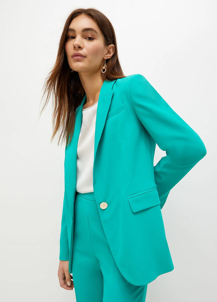 BLAZER - LIGHT EMERALD