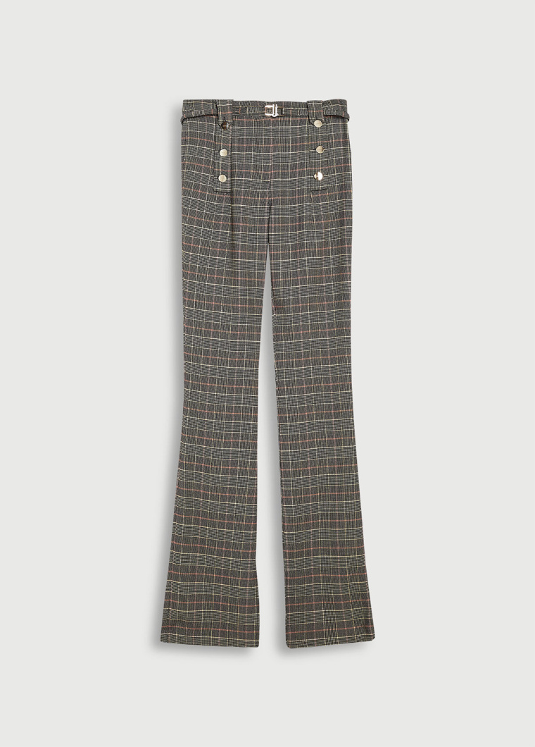 PANTS - S.WHITE/NERO SHINY