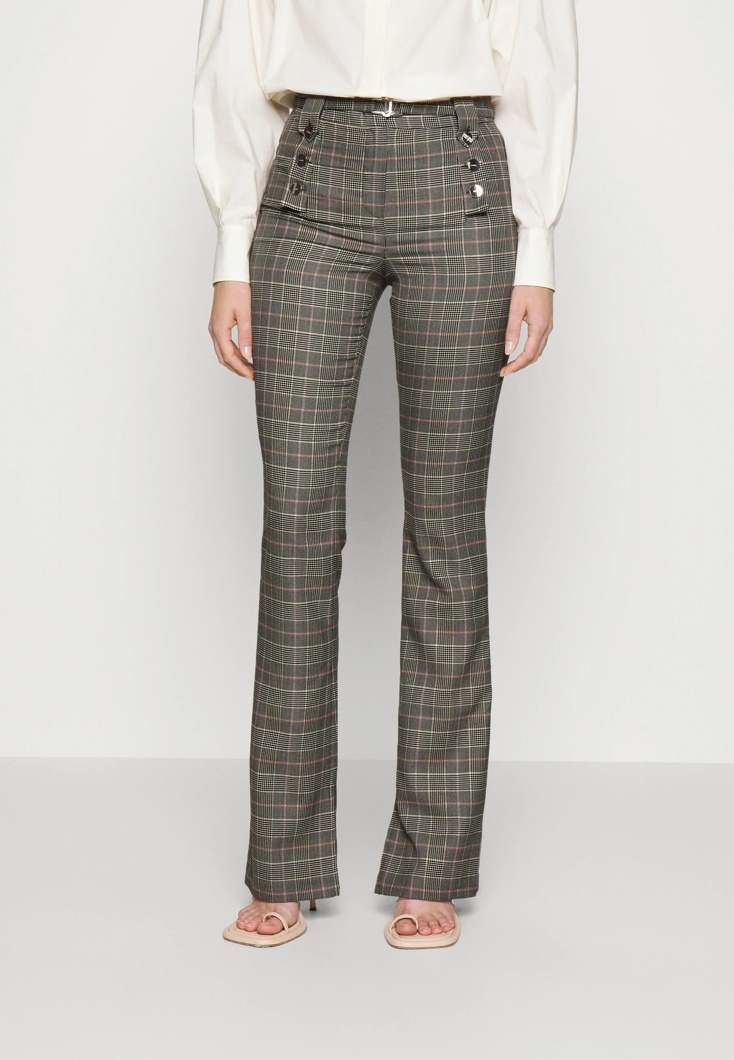 PANTS - S.WHITE/NERO SHINY