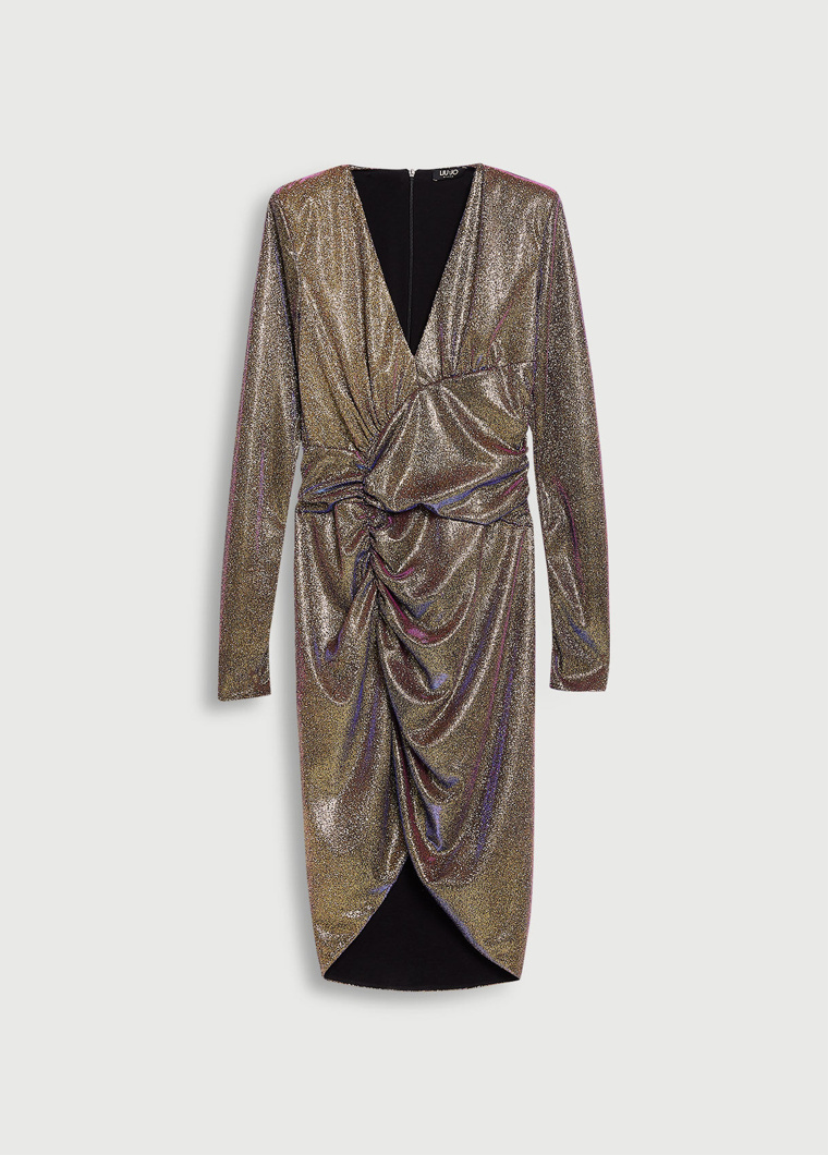 DRESS - NERO/ORO