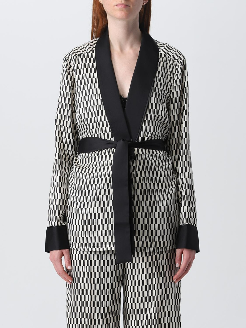 CARDIGAN - WHITE/BLACK CUBES