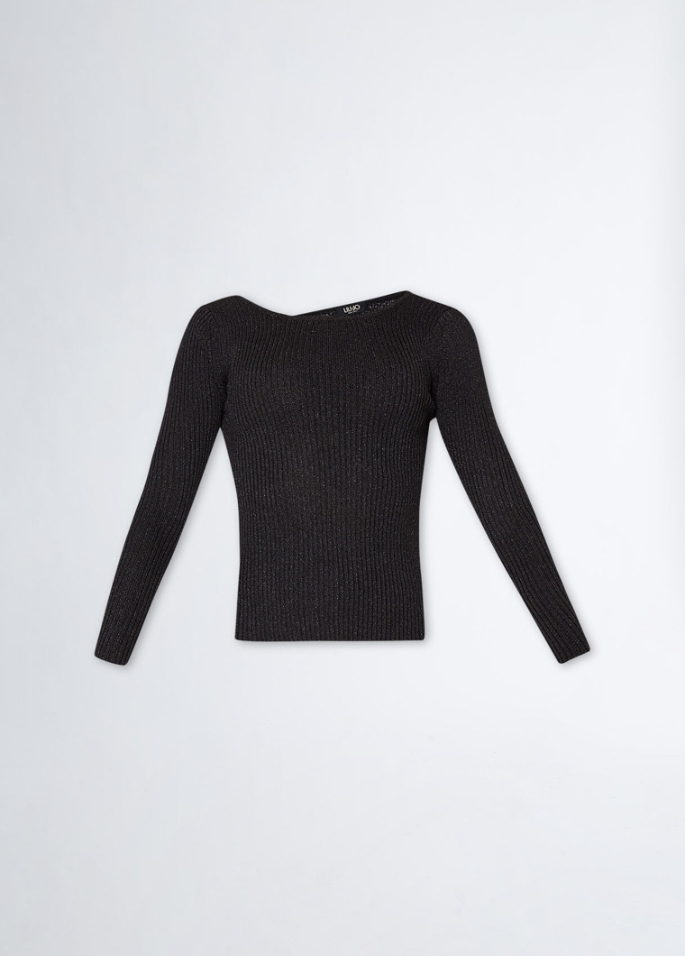 SWEATER - NERO MET.