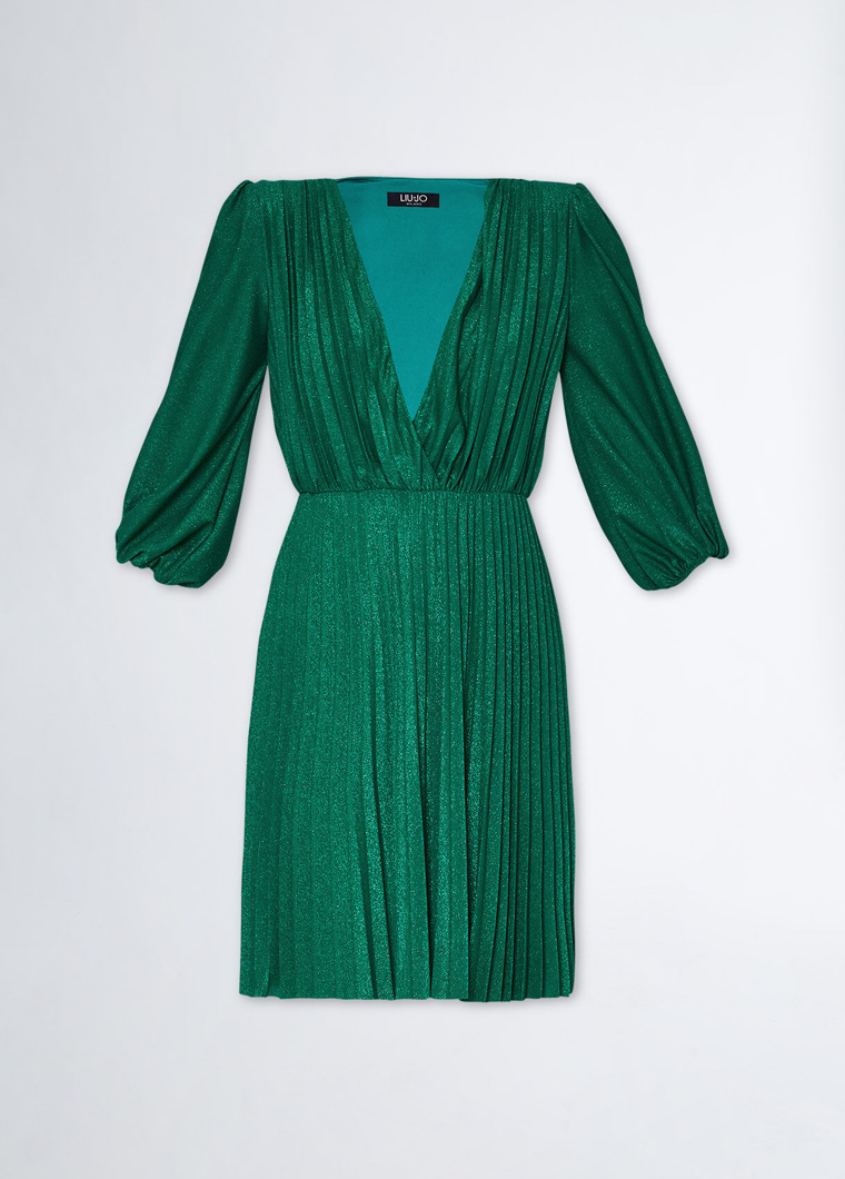 DRESS - GREEN MET.