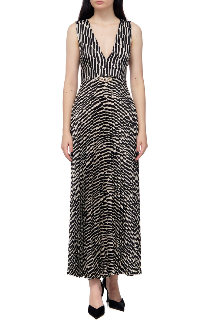 DRESS - WHITE/BLACK CUBES