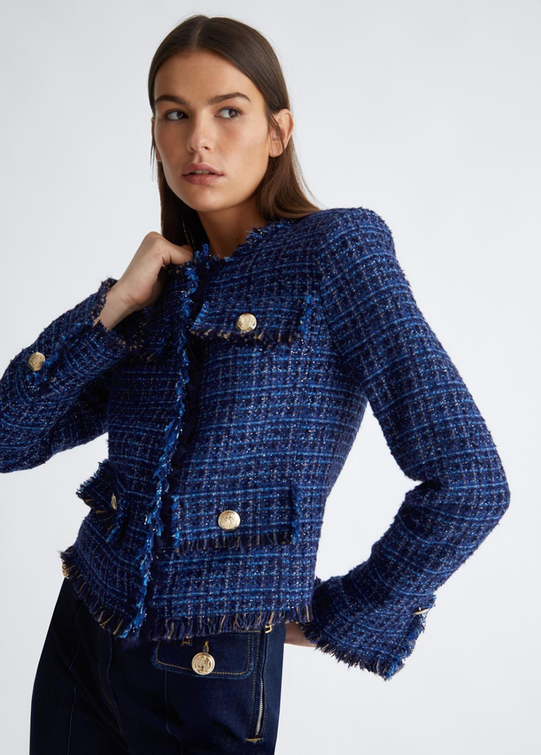 BLAZER - BLU LUXURY CHECK