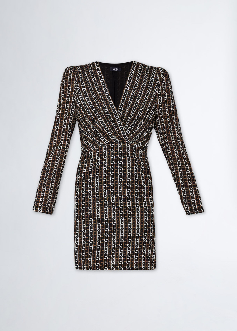 DRESS - BLACK LJ CHAIN