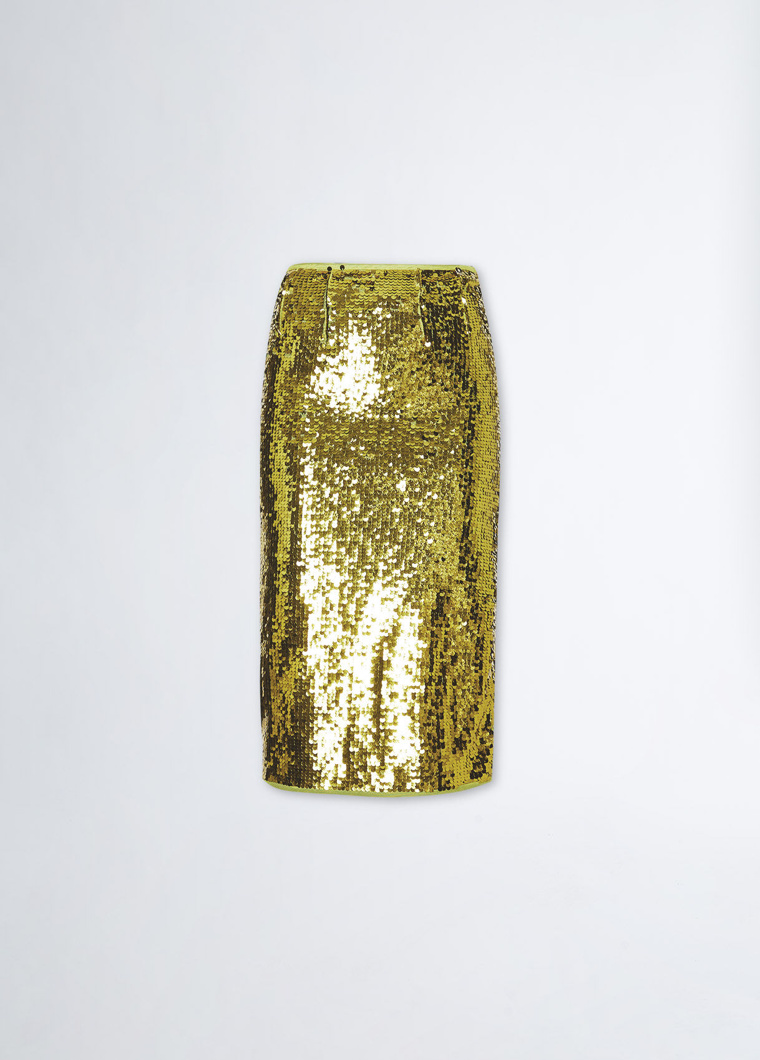 SKIRT - IRIDESCENT LIME