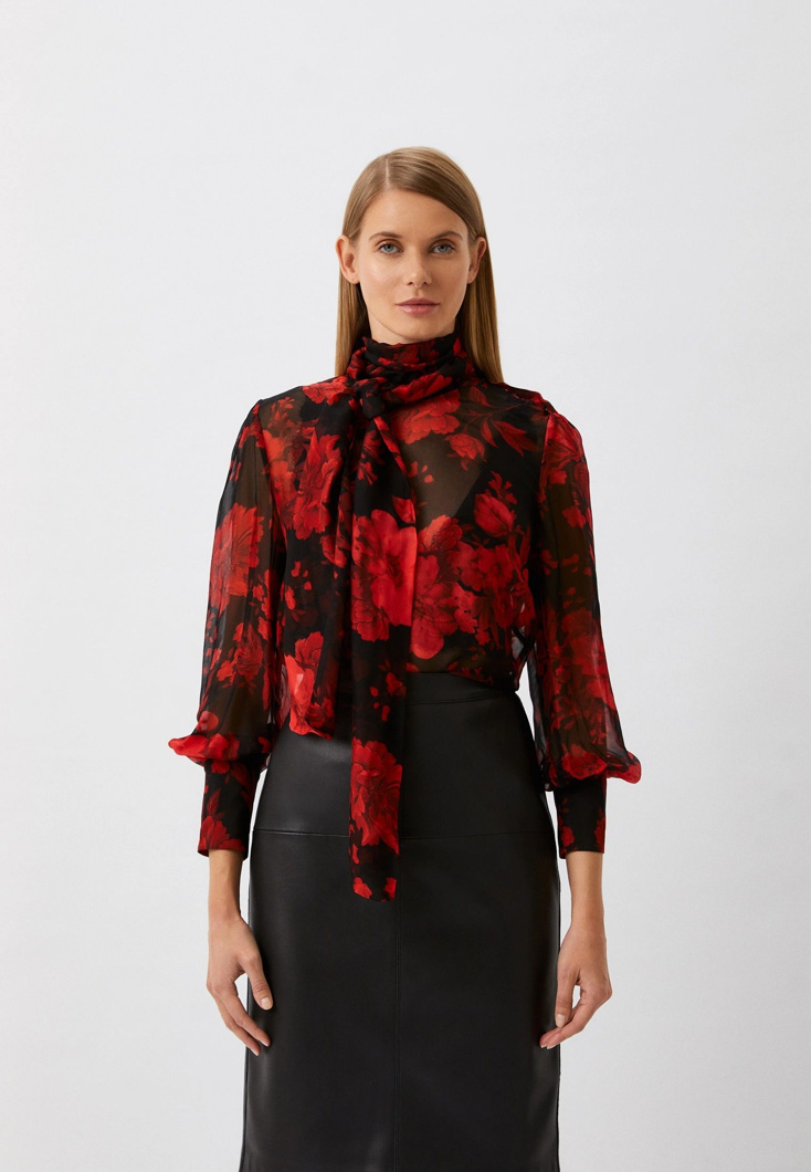 BLOUSE - RED FLOWERS