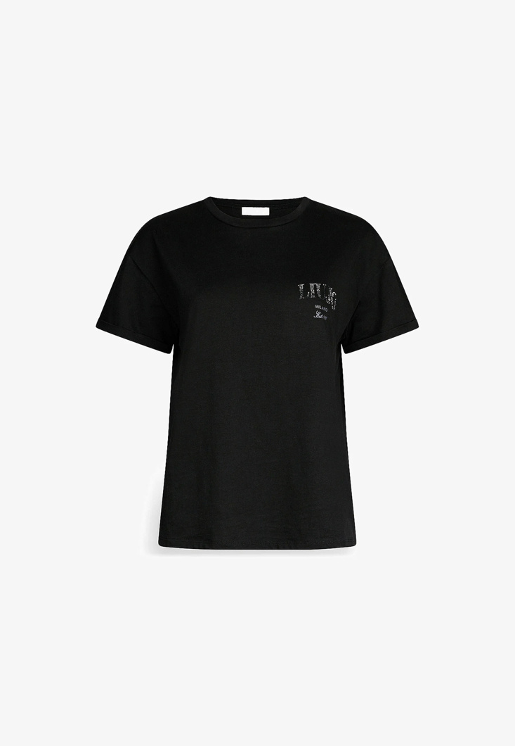 T-SHIRT - NERO/FOIL