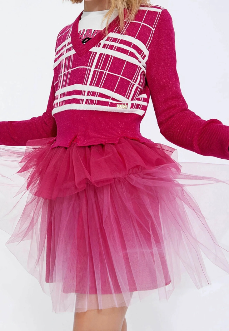 SWEATER - FUXIA FEEL/SN.WHITE