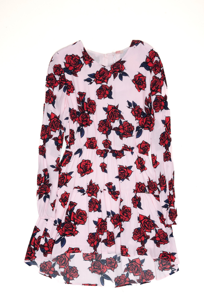 DRESS - LT.PINK/ROSES