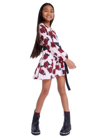 DRESS - LT.PINK/ROSES
