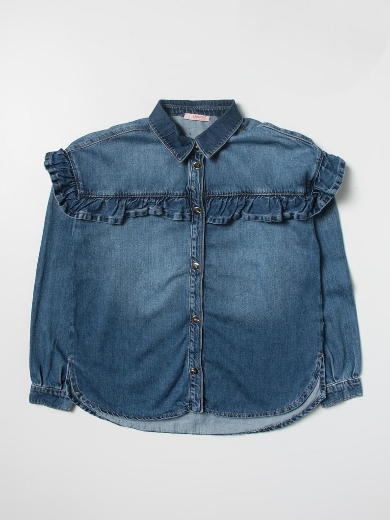 BLOUSE - DENIM BLU