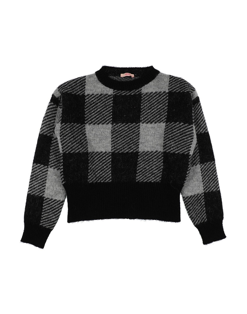 SWEATER - CHECK/BLACK