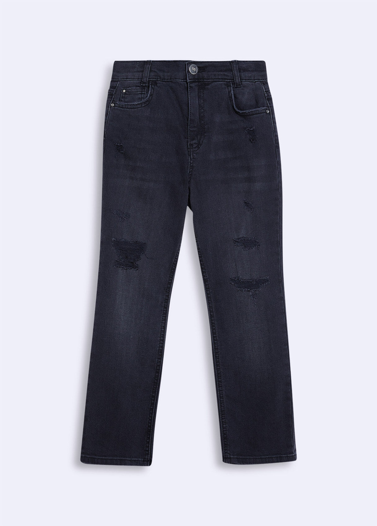 PANTS - DENIM NERO GLAM