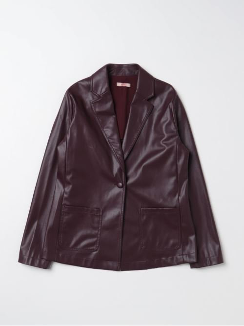 LEATHER JACKET - DARK PURPLE