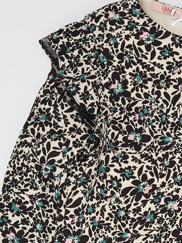 BLOUSE - PLUME FLOWERS