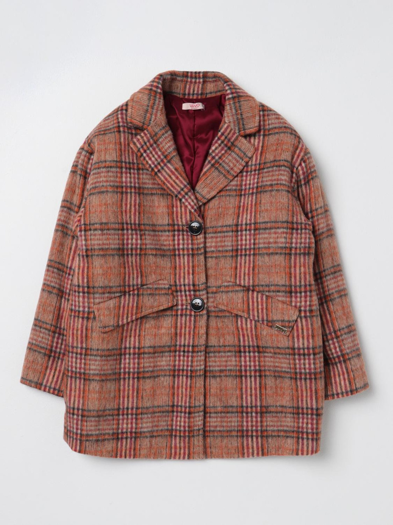 COAT - TANGERINE CHECK