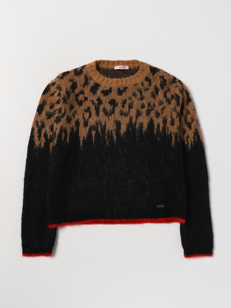 SWEATER - NERO/MACULA MET