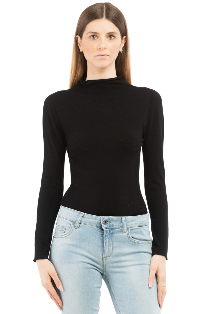 TOP LONG SLEEVE - BLACK