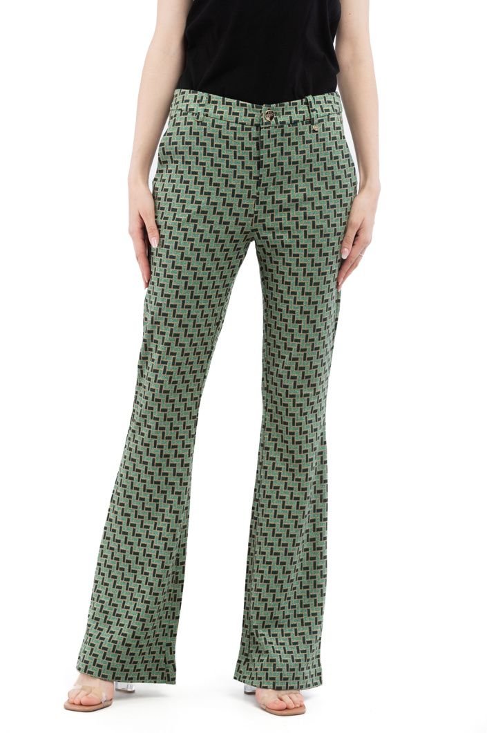 PANTS - PAVONE/SKY BLUE