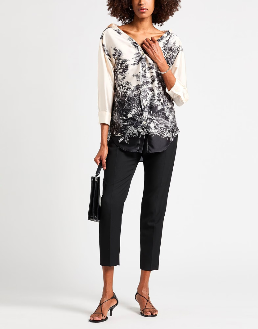 BLOUSE - NERO/CIPRIA