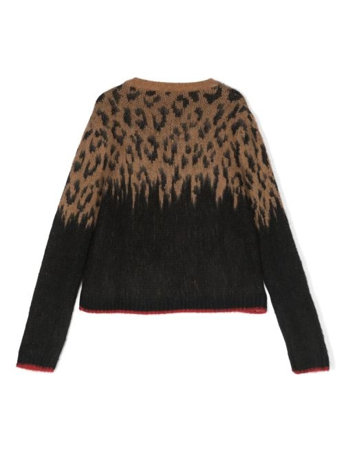 SWEATER - NERO/MACULA MET