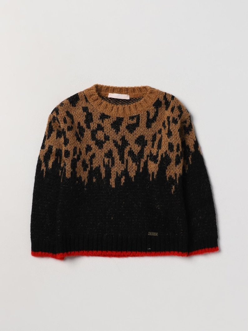 SWEATER - NERO/MACULA MET