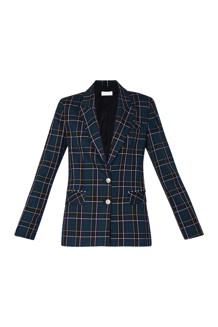 BLAZER - CHECK GREEN BRITISH