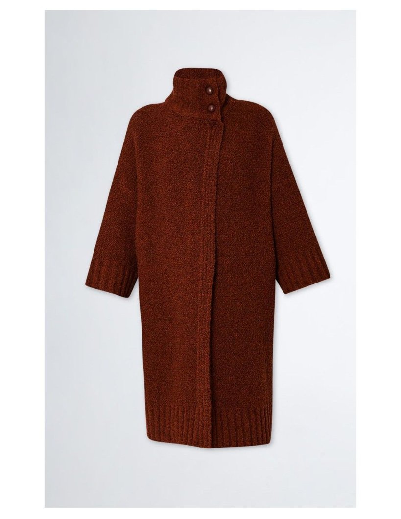 COAT - CURLED BROWN