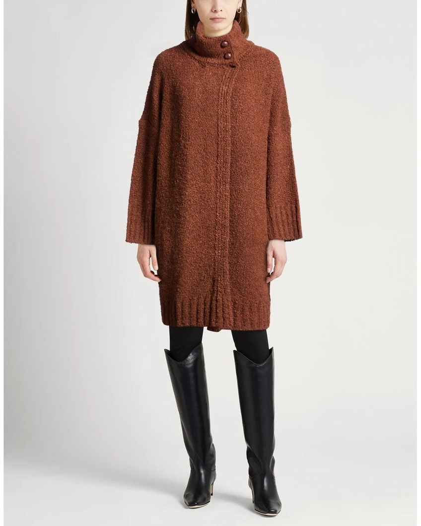 COAT - CURLED BROWN