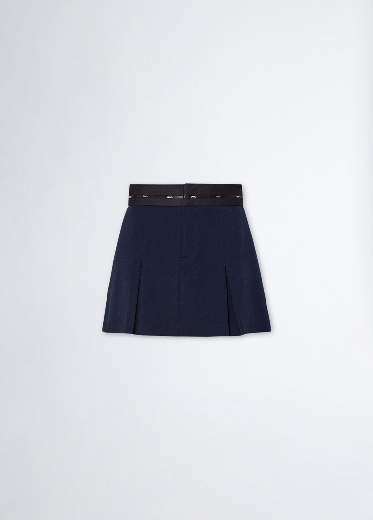 SKIRT - BLU NAVY