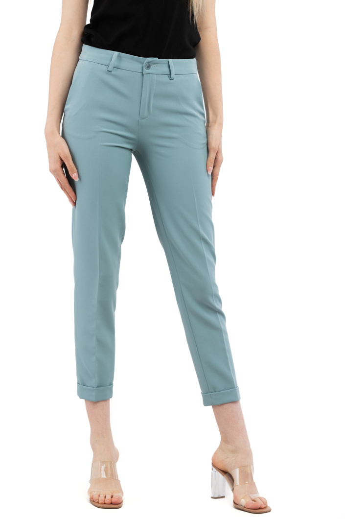 PANTS - AQUAMARINE STONE