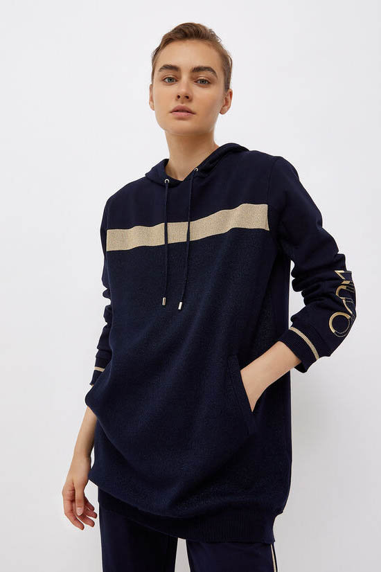 SWEATSHIRT - NIGHT BLUE SKY MET-