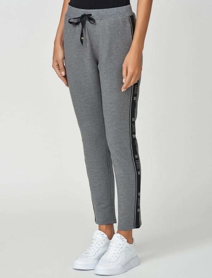 SPORT PANTS - GRIGIO MD ML/STRASS